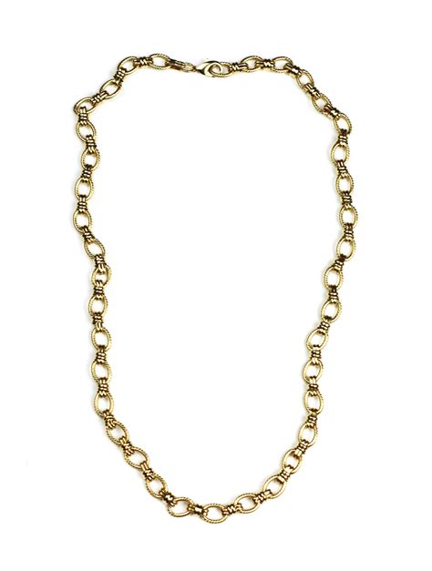 Criss Cross Chain Necklace